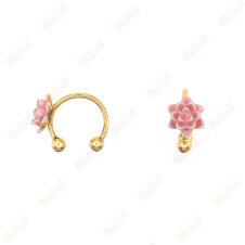 single flower glam glamour earrings